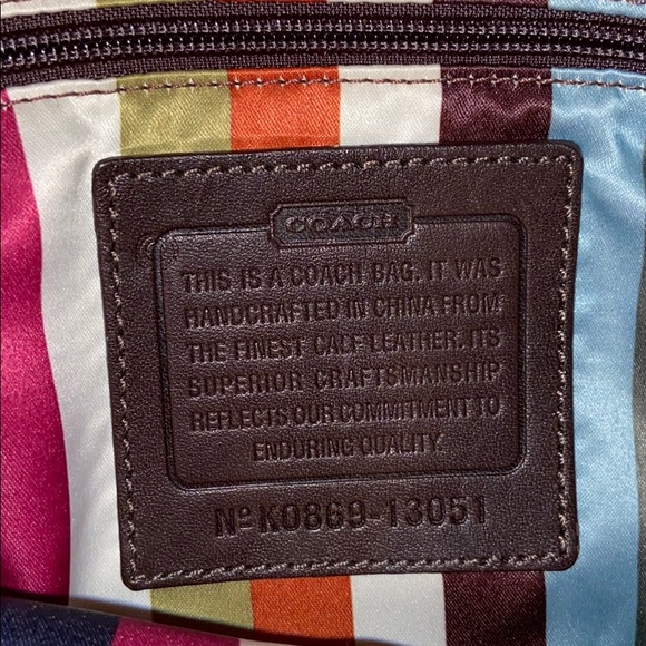 COACH Peyton Atlantic Red Patent Leather bag - Picture 4 of 5